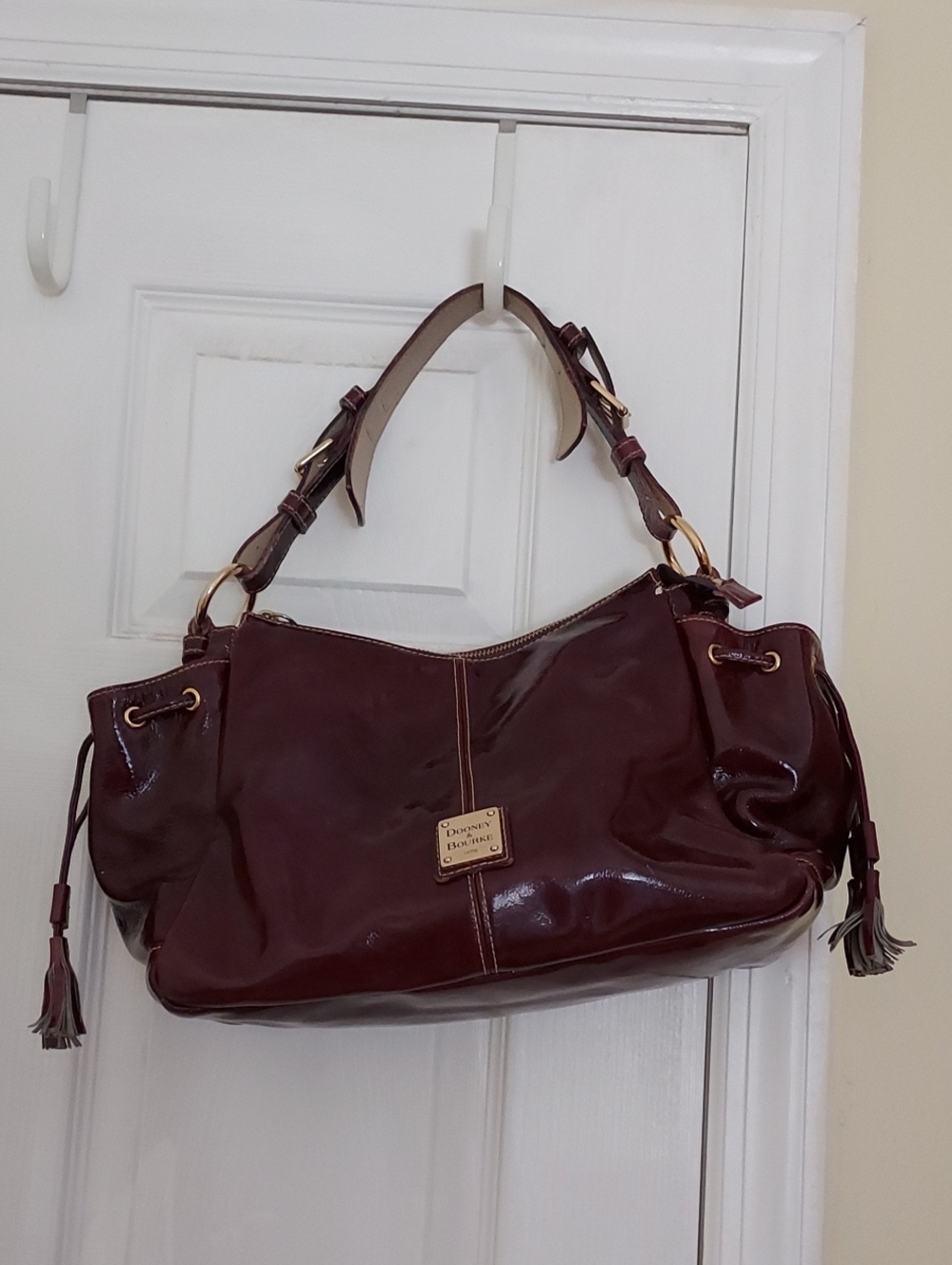 Dooney & Bourke Purple Patent Leather Bag